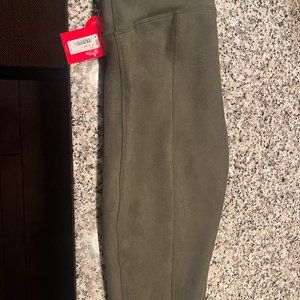 COPY - Spanx Faux Suede Leggings - Olive